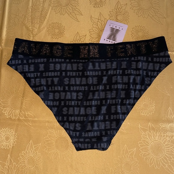 Savage x Fenty High Leg Bikini in Black🌺🌺 - Picture 5 of 8